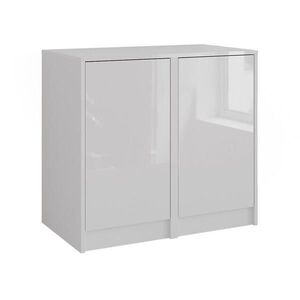 Vicco KOMODA Sherry Biela/biela s vysokým leskom 80.2 x 76 cm 2 časti vyobraziť