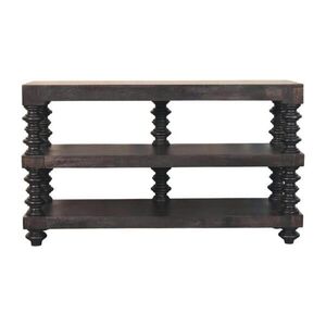 Artisan Furniture KONZOLOVÝ stolík v hlbokom odtieni Carbon Ash, 2 police, hnedý s povrchovou úpravou Carbon vyobraziť