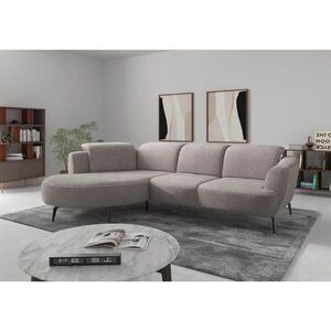 Sit & More ROHOVÁ SEDAČKA, textil, strieborná vyobraziť