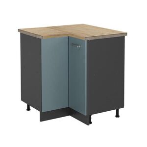 Vicco ROHOVÁ SPODNÁ SKRINKA R-Line Modrošedá 75.6 cm , AP Oak vyobraziť
