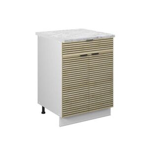 Vicco KUCHYNSKÁ SPODNÁ SKRINKA Fame-Line Dubový panel 60 cm so zásuvkou, AP mramor vyobraziť