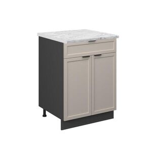 Vicco KUCHYNSKÁ SPODNÁ SKRINKA Fame-Line GreyBeige 60 cm so zásuvkou, AP mramor vyobraziť