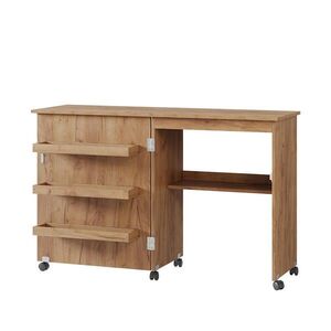 Vicco ŠIJACÍ STÔL Carmen dub 118 x 77.5 cm s 3 policami vyobraziť