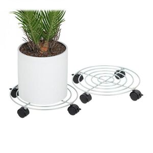 Relaxdays VOZÍK Strieborný 2-dielna-sada oceľ 32 cm vyobraziť