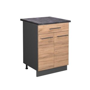 Vicco KUCHYNSKÁ SPODNÁ SKRINKA Fame-Line Dub Goldkraft 60 cm so zásuvkou, AP antracit vyobraziť