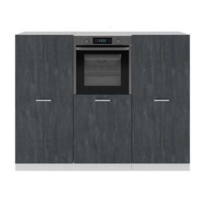 Vicco ZARIADENÁ KUCHYŇA Z R-LINE R-Line Čierny betón/biely 180 cm Bez pracovnej dosky vyobraziť