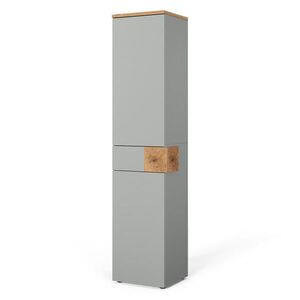 Vicco KÚPEĽŇOVÁ SKRINKA Eden Šedá 40 x 184.2 cm s 2 dvierkami a 1 zásuvkou vyobraziť