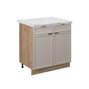 Vicco KUCHYNSKÁ SPODNÁ SKRINKA Fame-Line GreyBeige 80 cm , AP Marble vyobraziť