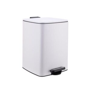 Relaxdays KÔŠ Biely matný kov 20 l Softclose vyobraziť