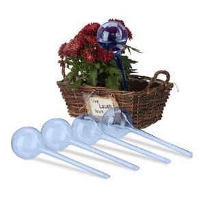 Relaxdays ZAVLAŽOVACIE GULE Modrá 5-dielna-sada PVC 250 ml vyobraziť