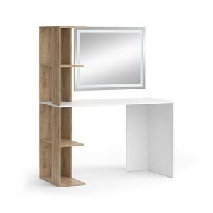 Vicco TOALETNÝ STOLÍK Tower, biely/Sonoma, 122.2 cm so zrkadlom LED vyobraziť