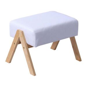 Relaxdays PODNOŽKA Krémová bambus látka 30 cm vyobraziť