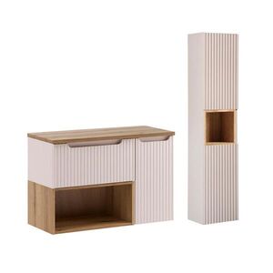 Petits-meubles KÚPEĽŇOVÝ NÁBYTOK 90.4cm Riva 2-dielna súprava Kašmír vyobraziť