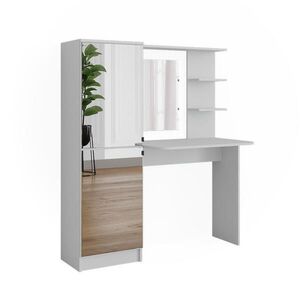 Vicco TOALETNÝ STOLÍK Jasmin, biely, 123 cm so zrkadlom vyobraziť