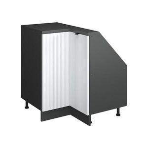 Vicco ŠIKMÁ SKRIŇA ROHOVÁ SKRINKA Rion Biele zvlnenie 75.6 x 81.6 cm s 1 dverami vyobraziť