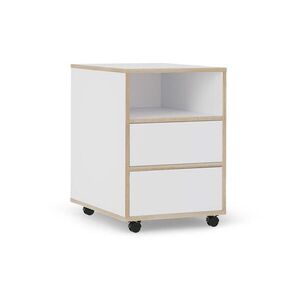 Vicco ROLETOVÝ KONTAJNER Tetrix, biely, 42 x 55 cm s policami a 2 zásuvkami vyobraziť