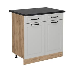 Vicco KUCHYNSKÁ SPODNÁ SKRINKA R-Line Biely vidiecky dom 80 cm , AP Antracit vyobraziť