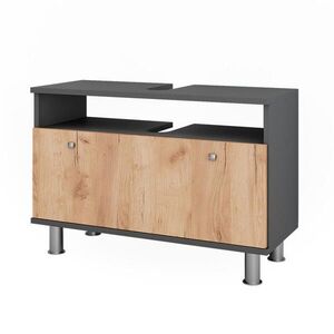 Vicco SKRINKA pod umývadlo Fynn Antracit/zlatý dub 80.2 x 54 cm so zásuvkou vyobraziť