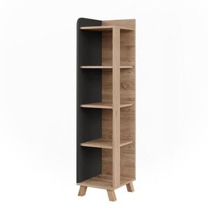 Vicco KÚPEĽŇOVÝ NÁBYTOK Karen Sonoma/antracitová 30 x 128 cm so 4 priehradkami vyobraziť