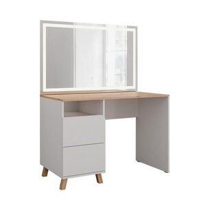 Vicco TOALETNÝ STOLÍK Karen, biely/Remeselný dub, 110 cm so zrkadlom LED vyobraziť