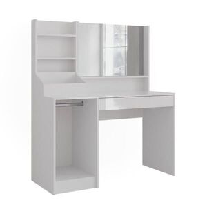 Vicco TOALETNÝ STOLÍK Sherry, biely/Biely vysoký lesk, 119.8 cm so zrkadlom vyobraziť