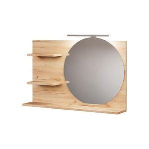 Vicco ZRKADLOVÁ POLICA Avena dub 80 x 50 cm s 3 otvorenými priehradkami vyobraziť