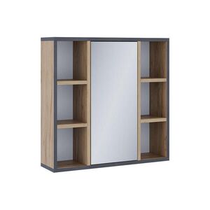 Vicco KÚPEĽŇOVÁ ZRKADLOVÁ SKRINKA Stephan Dub Goldkraft 60 x 59.2 cm S policami a zrkadlovými dverami vyobraziť