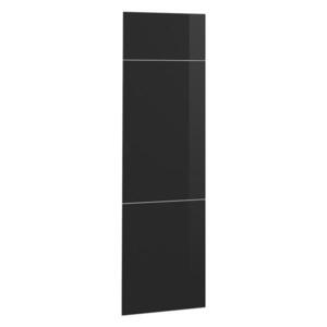 Vicco KUCHYNSKÁ FRONTA R-Line Čierny vysoký lesk 59.6 x 196 cm nábytková fronta pre skrinku na vstavanú chladničku vyobraziť