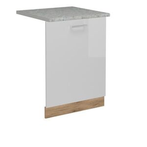 Vicco PREDNÝ PANEL R-Line Biely vysoký lesk 60 cm s pracovnou doskou vyobraziť