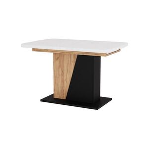 Vicco JEDÁLENSKÝ STÔL Fenaro, biely/Dub Goldkraft, 120-160 x 80 cm Rozšíriteľný vyobraziť