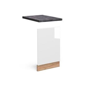 Vicco PREDNÝ PANEL Fame-Line Biely vysoký lesk 45 cm , AP Antracit vyobraziť
