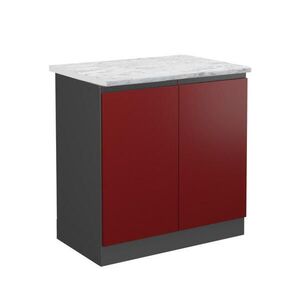 Vicco SPODNÁ SKRINKA POD DREZ R-Line Červená 80 cm AP mramor vyobraziť