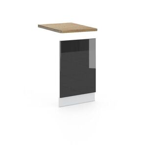 Vicco PREDNÝ PANEL Fame-Line Antracit vysoký lesk 45 cm , AP Oak vyobraziť