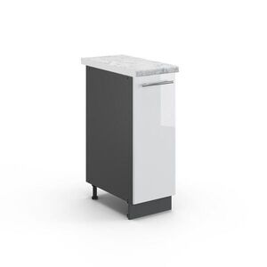Vicco LEKÁRENSKÁ SKRINKA Fame-Line Biely vysoký lesk 30 cm , AP Marble vyobraziť
