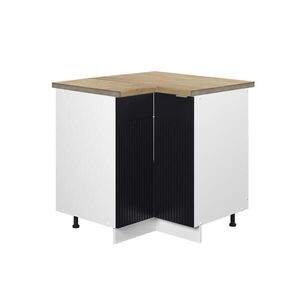 Vicco ROHOVÁ SPODNÁ SKRINKA Fame-Line Čierny pruhovaný 80.5 cm , AP Oak vyobraziť