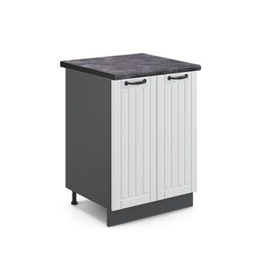 Vicco KUCHYNSKÁ SPODNÁ SKRINKA Fame-Line Biely vidiecky dom 60 cm , AP Antracit vyobraziť