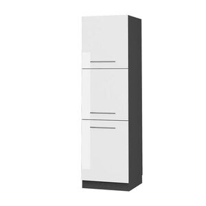 Vicco VYSOKÁ SKRIŇA Fame-Line, Biely vysoký lesk/antracitová, 60 cm vyobraziť