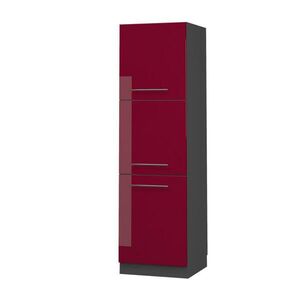 Vicco VYSOKÁ SKRIŇA Fame-Line, Bordeaux vysoký lesk/antracitová, 60 cm vyobraziť