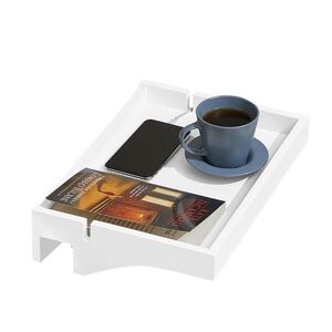 SoBuy MENSOLA DA LETTO Biela 36x25x8cm Minimalistický vyobraziť