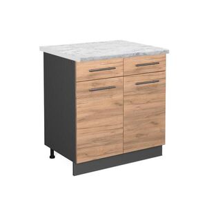 Vicco KUCHYNSKÁ SPODNÁ SKRINKA Fame-Line Dub Goldkraft 80 cm , AP Marble vyobraziť