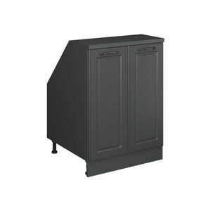Vicco ŠIKMÁ SKRIŇA Rion Antracitový vidiecky dom 60 x 81.6 cm s 2 dverami, korpus skrine hĺbka 60 cm vyobraziť