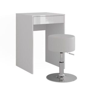Vicco TOALETNÝ STOLÍK Sherry, biely/Biely vysoký lesk, 51.4 cm bez zrkadla, s taburetkou vyobraziť