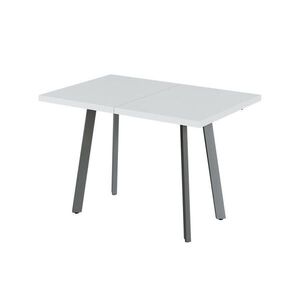 Vicco JEDÁLENSKÝ STÔL Tisko, biely/Šedá, 120-160 x 80 cm s výsuvnou doskou stola vyobraziť