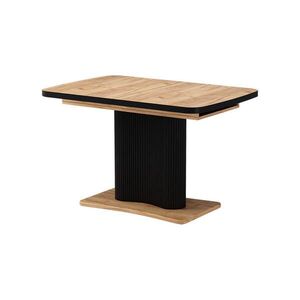 Vicco JEDÁLENSKÝ STÔL Fenaro, čierna/dub, 120-160 x 80 cm Rozšíriteľný vyobraziť