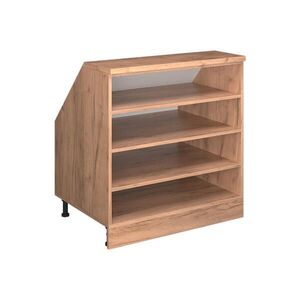 Vicco SKRIŇA POD ŠIKMÚ STRECHU Rion Dub Goldkraft 80 x 81.8 cm s 4 priehradkami, korpus skrine hĺbka 60 cm vyobraziť