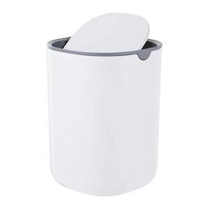 Relaxdays KÔŠ Biely na odpadky 1, 5 l veko vyobraziť