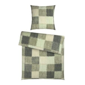 Novel POSTEĽNÁ BIELIZEŇ, flanel, zelená, 135/200 cm vyobraziť
