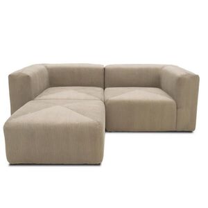 MID.YOU ROHOVÁ SEDAČKA, textil, bahenná hnedá vyobraziť