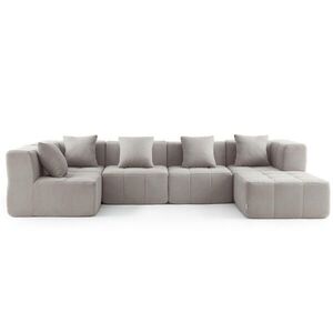 MILYsofa VEĽKÁ modulárna sedacia súprava bouclé tkanina kamenná béžová vyobraziť