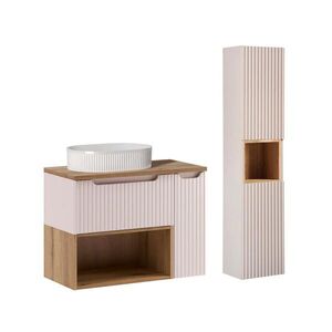 Petits-meubles KÚPEĽŇOVÝ NÁBYTOK 80.4cm Riva 2-dielna súprava Kašmír vyobraziť